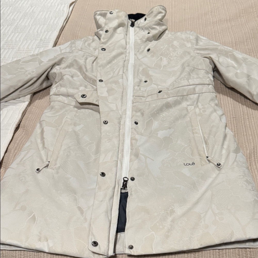 Lole Women's Cream Utility With Style Winter Jacket/Coat - Picture 7 of 16